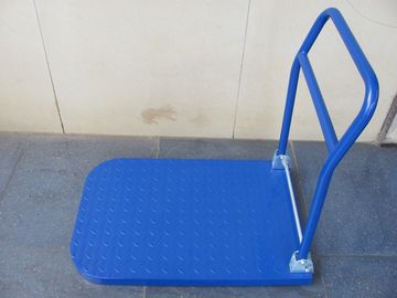 150kg/300kg 손잡이지주를 가진 접이식 강철 트롤리 창고 장비